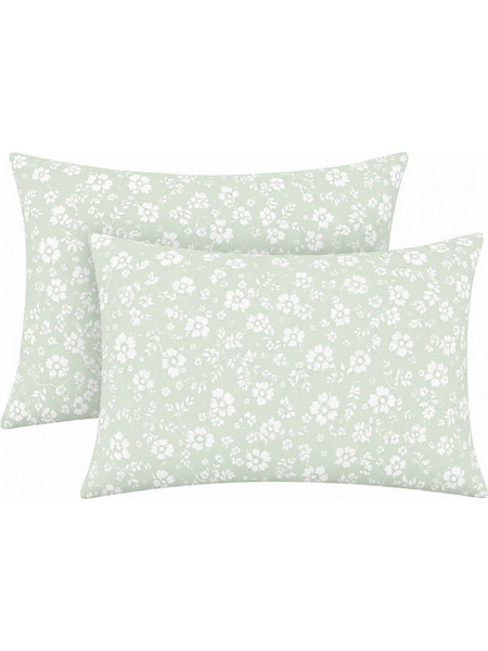 Μαξιλαροθήκες Emily (Σετ 2τμχ) Olive Astron 52 X 72 100% Βαμβάκι