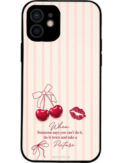 Sonique Stripe Stories Series Θήκη με Σχέδιο «Do It Twice» (iPhone 12)