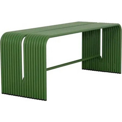 Παγκάκι διθέσιο Intrepid Green Αλουμίνιο 109,5x37x42Υ εκ