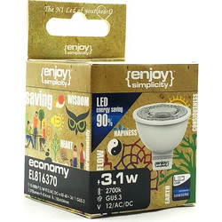 EL616166 | EL616166 | LED GU5.3 MR16|AC/DC12V|6W(60W)|6500k|500lm|38|enjoysimplicity(TM)