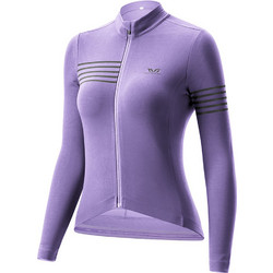 Rockbros YPW065 TVI Women's Long Sleeve Cycling Jersey Fall/Winter L - Purple