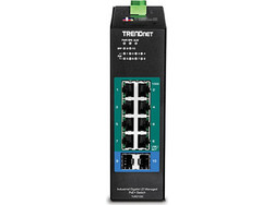 Trendnet TI-PG102i Unmanaged L2 Switch με 8 Θύρες Ethernet 1000Mbps και 2 SFP θύρες