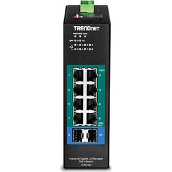 Trendnet TI-PG102i Unmanaged L2 Switch με 8 Θύρες Ethernet 1000Mbps και 2 SFP θύρες