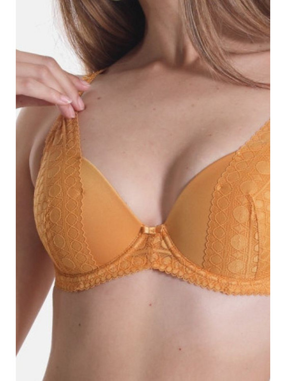 Sassa Μαλακό Σουτιέν Με Μπανέλα Golden Lace - Gold Ma