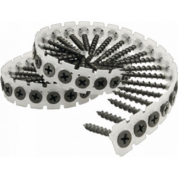 FF-Group Βίδες Γυψοσανίδας Turbo σε Δεσμίδα Μαύρες 3.5x25mm 1000τεμ