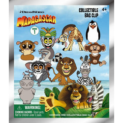 Madagascar - Series 1 Foam Bag Clip Μπρελόκ (Τυχαίο Περιεχόμενο)