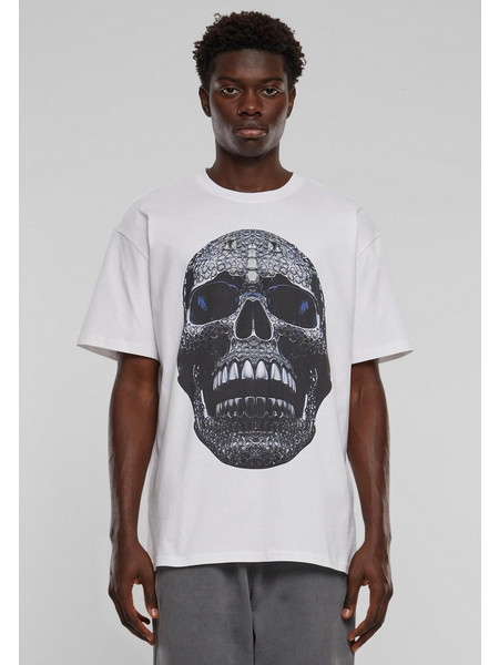 Diamond Skull Oversize Tee white