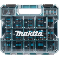 ΣΕΤ 100 ΤΕΜ MAKITA IMPACT BITS BLACK + ΤΑΜΠΑΚΙΕΡΑ ΔΙΠΛΗ E-24826
