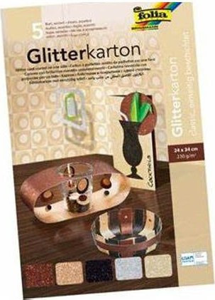 ΧΑΡΤΟΝΙΑ GLITTER CLASSIC FOLIA 24x34cm 300gr