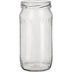 Βάζο 580ml Γυάλινο Φ82 24 τεμ
