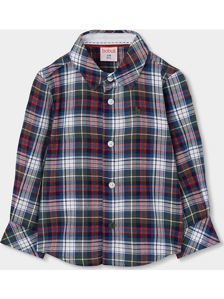 Boboli Πουκάμισο Shirt Check 824037-9943 Καρώ Αγόρι