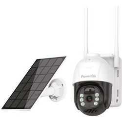 PowerOn BSC-01 IP Κάμερα Ασφαλείας Wi-Fi 4MP 2K 4mm Αδιάβροχη Νυκτός Μπαταρίας με Ηλιακό Πάνελ & Αμφίδρομη Επικοινωνία