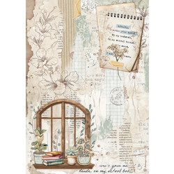 Stamperia Ριζόχαρτο Decoupage A4 (21x29,7cm) Window