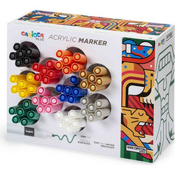 ΜΑΡΚΑΔΟΡΟΙ CARIOCA PLUS ACRYLIC/60 SET 52040