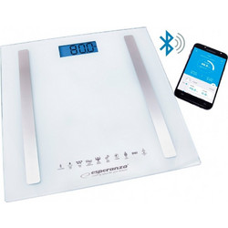 Esperanza EBS016 Smart Ζυγαριά με Λιπομέτρηση & Bluetooth White