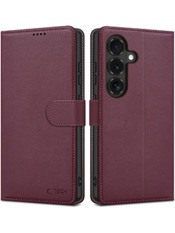 Tech-Protect Wallet Θήκη Πορτοφόλι Mulberry (Samsung Galaxy S26 FE)