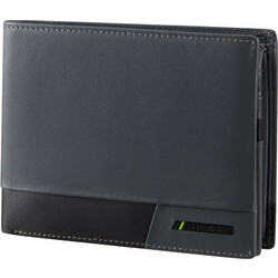 Ανδρικό Πορτοφόλι Δερμάτινο Samsonite Pro Dlx 6 SLG Γκρι