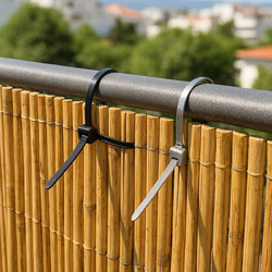 Δεματικά Καλαμωτής 3,5 x 200mm - Μαύρα