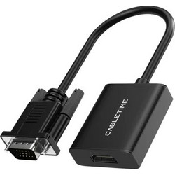 Cabletime 6975285507312 CT-AV582-VGAH Αντάπτορας VGA σε HDMI