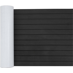 vidaXL Ματ Σκάφους Ριγέ Σκούρο Γκρι και Μαύρο 240 x 60 cm EVA