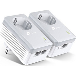 TP-Link TL-PA4022PKIT V3 Powerline Διπλό Kit για Ενσύρματη Σύνδεση με 2 Θύρες Ethernet & Passthrough Πρίζα