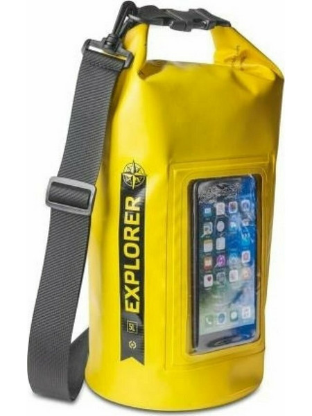 Celly Explorer Στεγανός Σάκος 5lt Κίτρινος