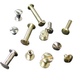 Βίδες χρυσές αρσενικές/θηλυκές για μενού 8χιλ. (100 ζεύγη)