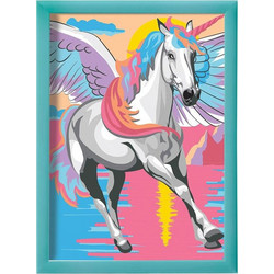 Paint & Frame Ζωγραφίζω με Αριθμούς Magic Unicorn - AS