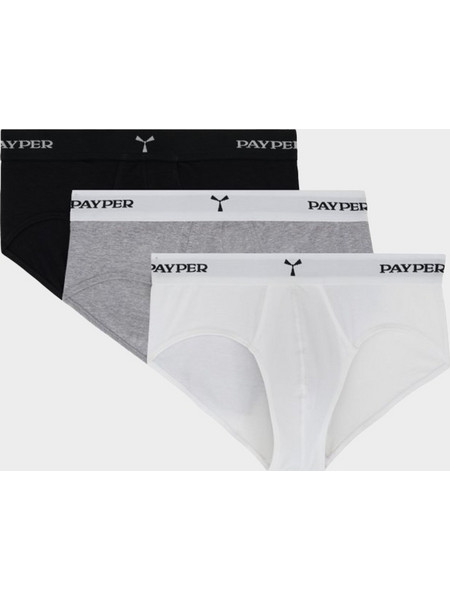 Σλιπάκια 3 τεμ. PAYPER GEORGE BLACK/GREY/WHITE 06600736