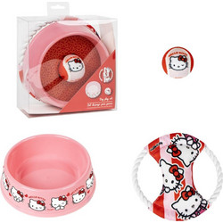 Hello Kitty Pink Σετ Δώρου για Κατοικίδια 3 Τεμαχίων
