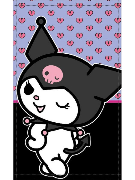 Hello Kitty Kuromi Παιδική Πετσέτα Χεριών και Προσώπου 30x50 εκ