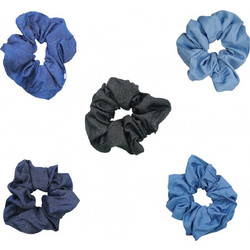 Ro Accessories Σουρα μαλλιων τζιν γκλιτερ 5.5 cm 06-0712