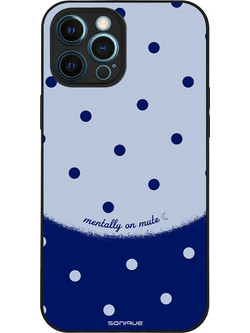 Sonique Delulu Polka Era Series Θήκη Blue Mentally (iPhone 12 Pro Max)