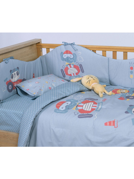 Κουβρ-λι Βαμβ-πολ Super boy 110x140 nef nef Homeware Blue 110x140