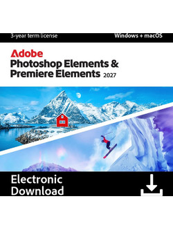Adobe Photoshop & Premiere Elements 2027 for Windows/MAC - 3 Years - Multilingual - Ηλεκτρονική Άδεια