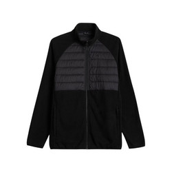 4F Ανδρική Ζακέτα Fleece Μαύρη 4FWAW26TFLEM484-20S