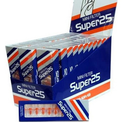 Πιπάκια τσιγάρου Kamaya 8mm Super25 (made in Japan) Κουτί με 36 πακετάκια