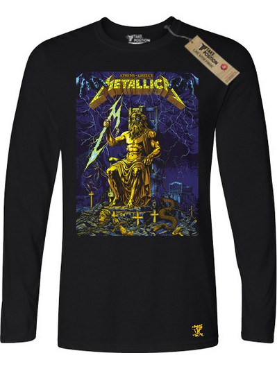 Ανδρική Μακρυμάνικη λεπτή μπλούζα Metallica Takeposition βαμβακερή Σε Μαύρο/ XLARGE, 333-7788-prosf