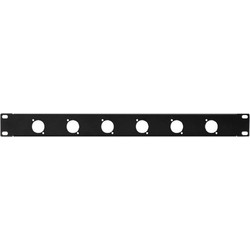 Monacor RCP8731U | Rack Panel 6xD Series
