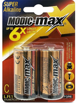 MegaCell Super Alkaline C 2τμχ