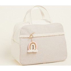 Τσαντα Χειρος 35x40x23cm Ροζ Ουρανιο Τοξο Beauty Home