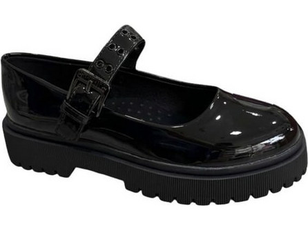 Zak Shoes Παιδικές Μπαλαρίνες Λουστρίνι Μαύρο SD12333