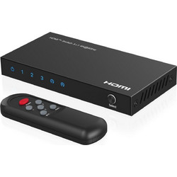 Microconnect HDMI Switch 3x1 4K60Hz HDCP 2.2 με τηλεχειριστήριο MC-HDMISWITCH0301-4K