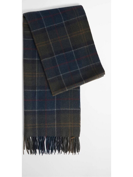 Barbour Braden Tartan Wool Scarf USC0386TN43 Μπλέ