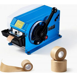 VEVOR Water-Activated Tape Dispenser 4-40 Inch Kraft Gummed Tape Cutter, 10,2-101,6cm Ρυθμιζόμενο μήκος κοπής, 40-100mm πλάτος ταινίας, Χειροκίνητος κόφτης ταινίας ενεργοποιημένου με νερό για σφράγιση