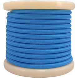 EL330017 | EL330017 | Textile Cable 2x0.75mm ρολό 10mt - Μπλε ανοιχτό