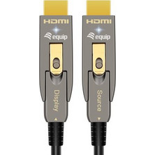 Καλώδιο Equip HDMI HS Ethernet 2.0 D/A D-AOC 4K/60Hz 30.00m Gray