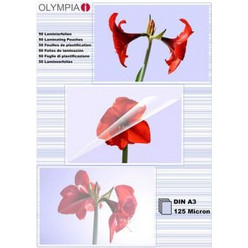 Φύλλα Πλαστικοποίησης Olympia 9183 ΣΕ ΚΟΥΤΙ Α3 125ΓΡΑΜΑΡΙΑ