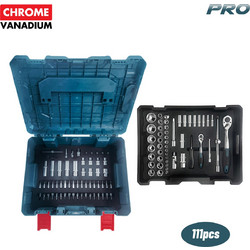 BORMANN Pro BHT5185 Καρυδάκια 1/2''& 1/4'' Σετ 111τεμ