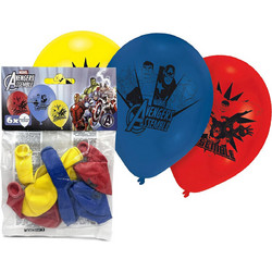 Σετ 6 Μπαλόνια Avengers 22,8 cm 9" Amscan
